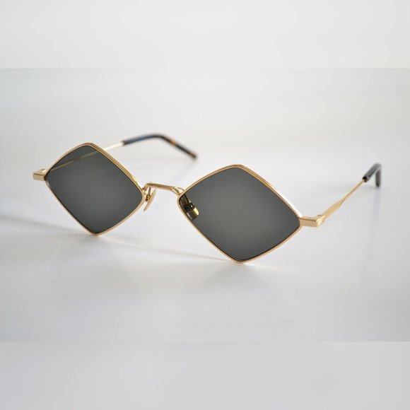 NEW Saint Laurent Sl 302 LISA GOLD/Grey 004 - Picture 2 of 9